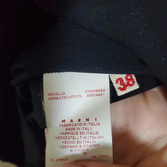 Marni Draped Black Dress - Picture 3 of 6